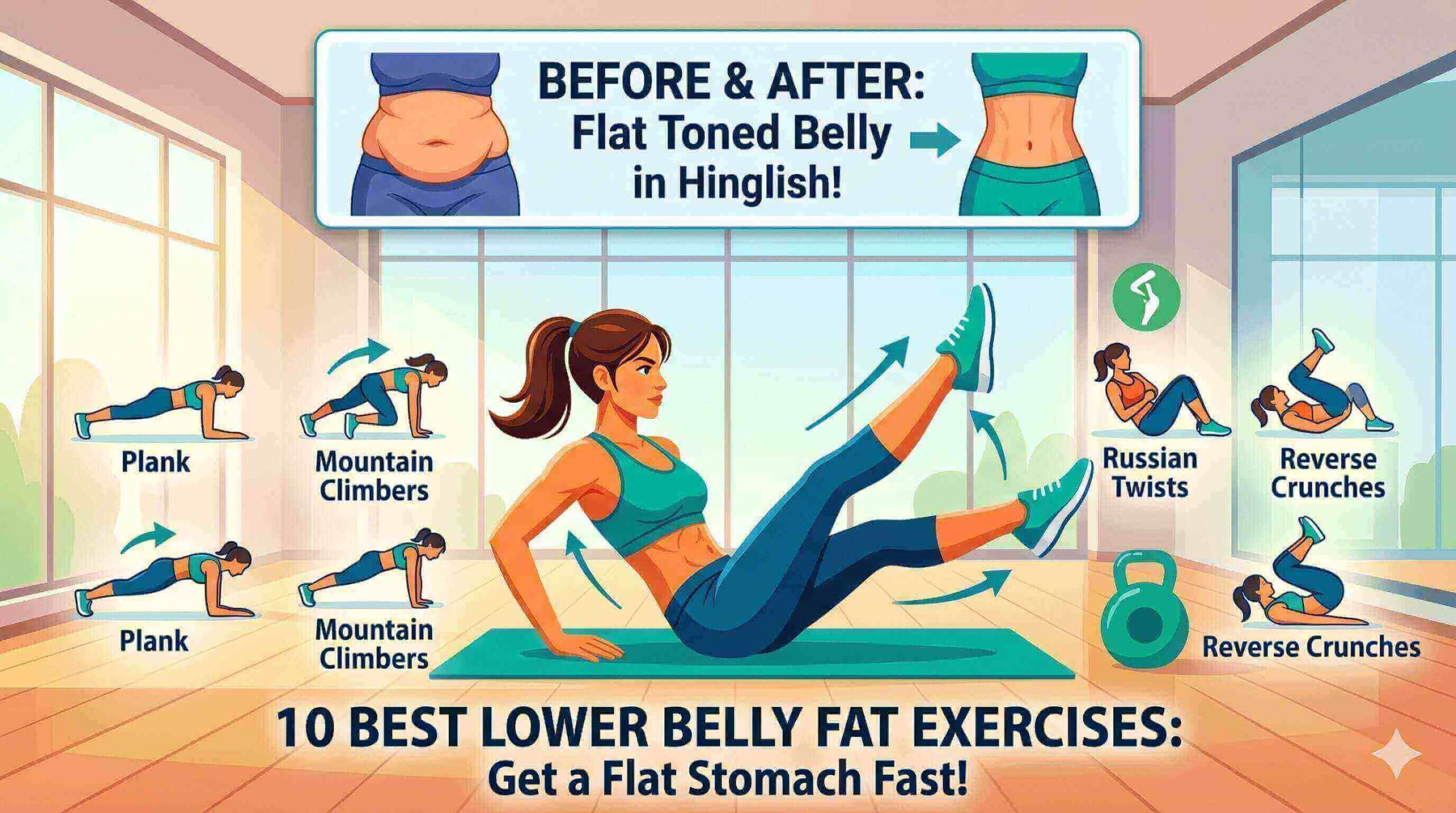 Best Lower Belly Fat Exercises