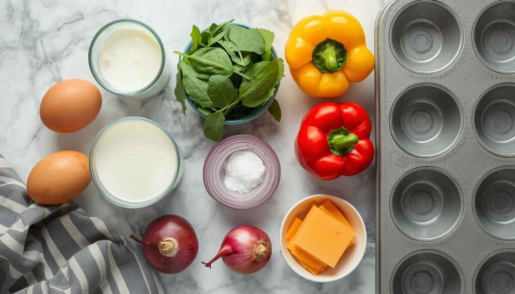 ingredient the main  Egg Muffins Recipe