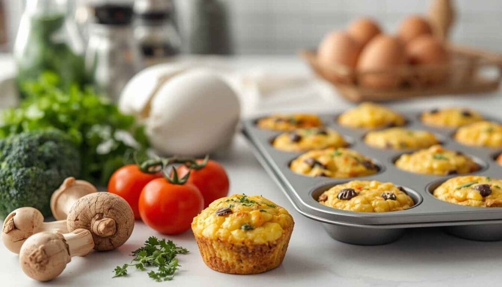 kitchen scene that visually healthy egg muffins recipes